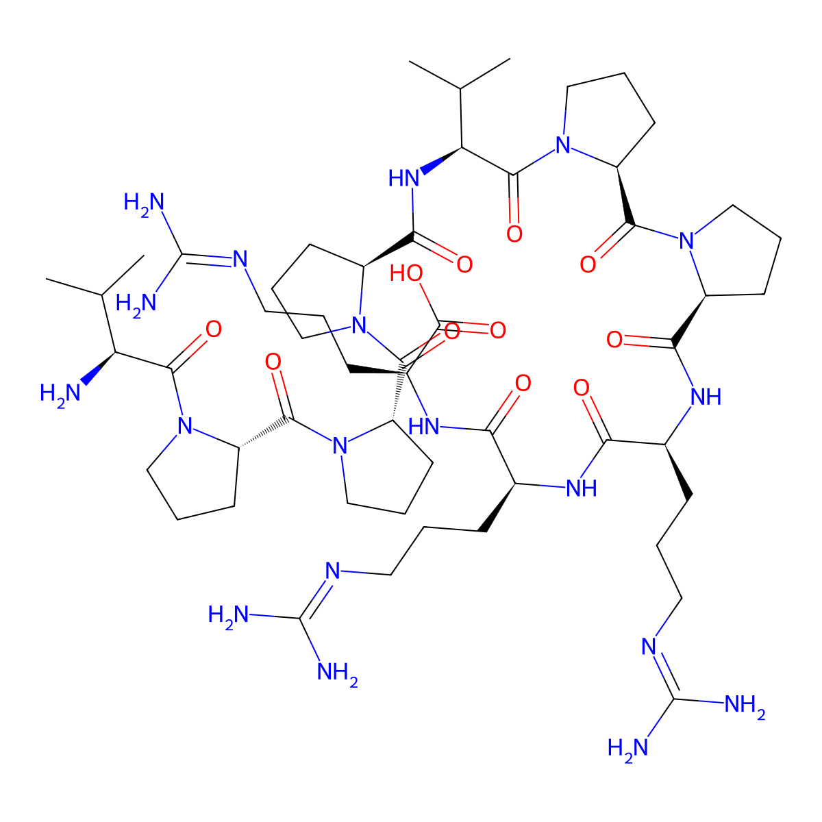 Ras inhibitory peptide molecular structure, CAS 159088-48-9