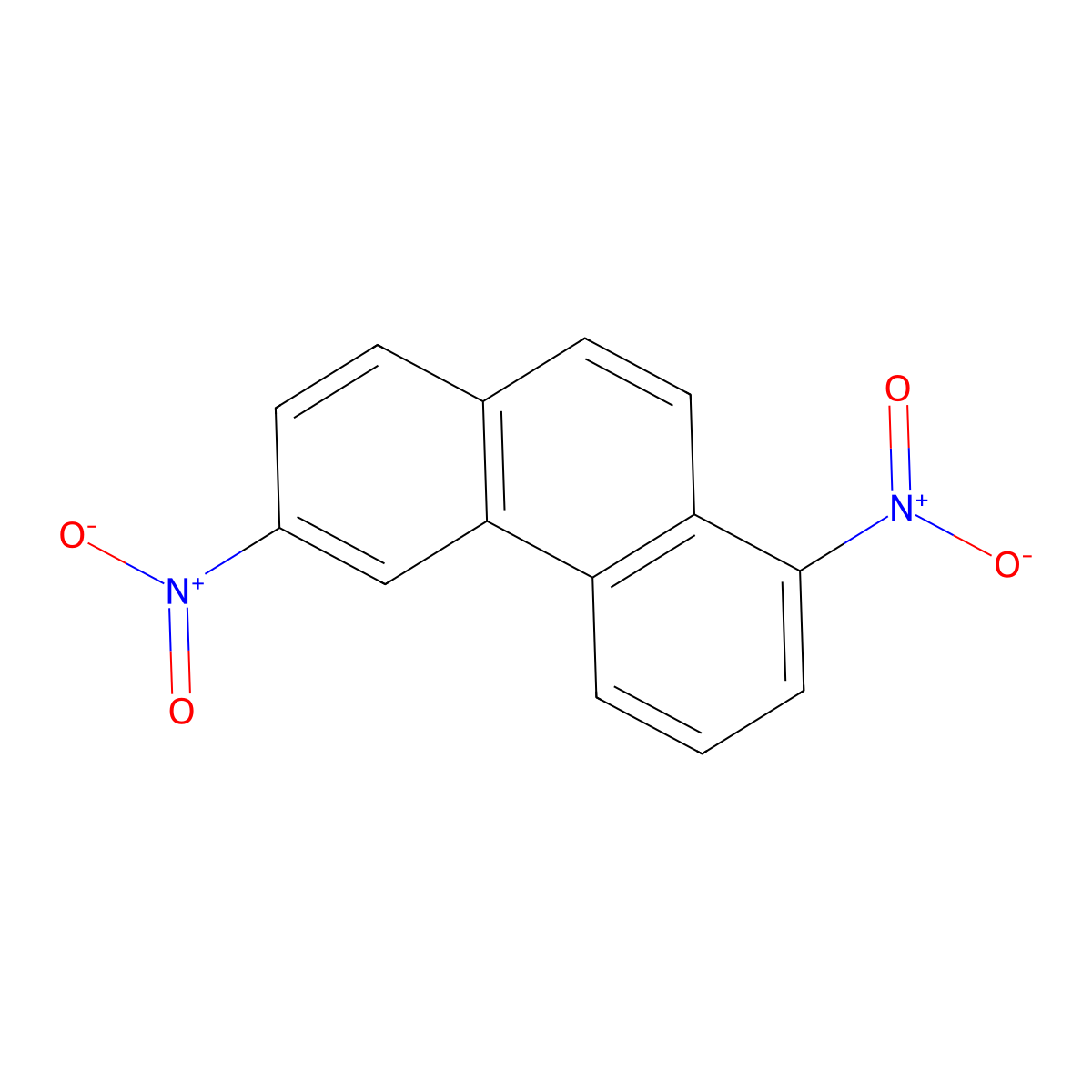 Phenanthrene, 1,6-dinitro- molecular structure, CAS 159092-67-8