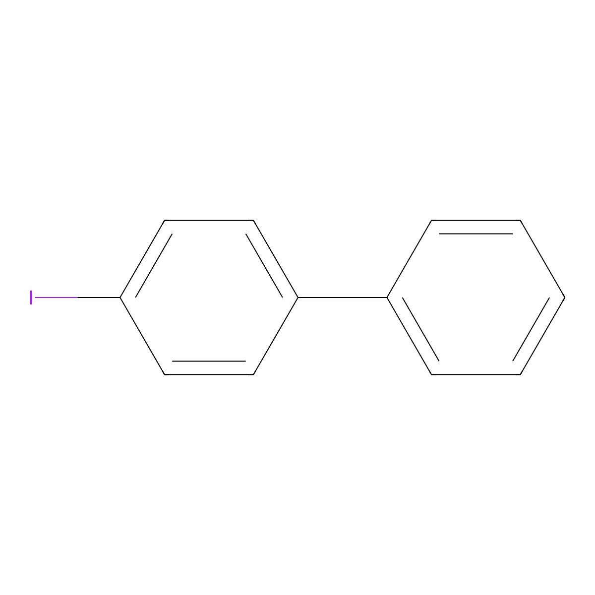 4-Iodobiphenyl molecular structure, CAS 1591-31-7