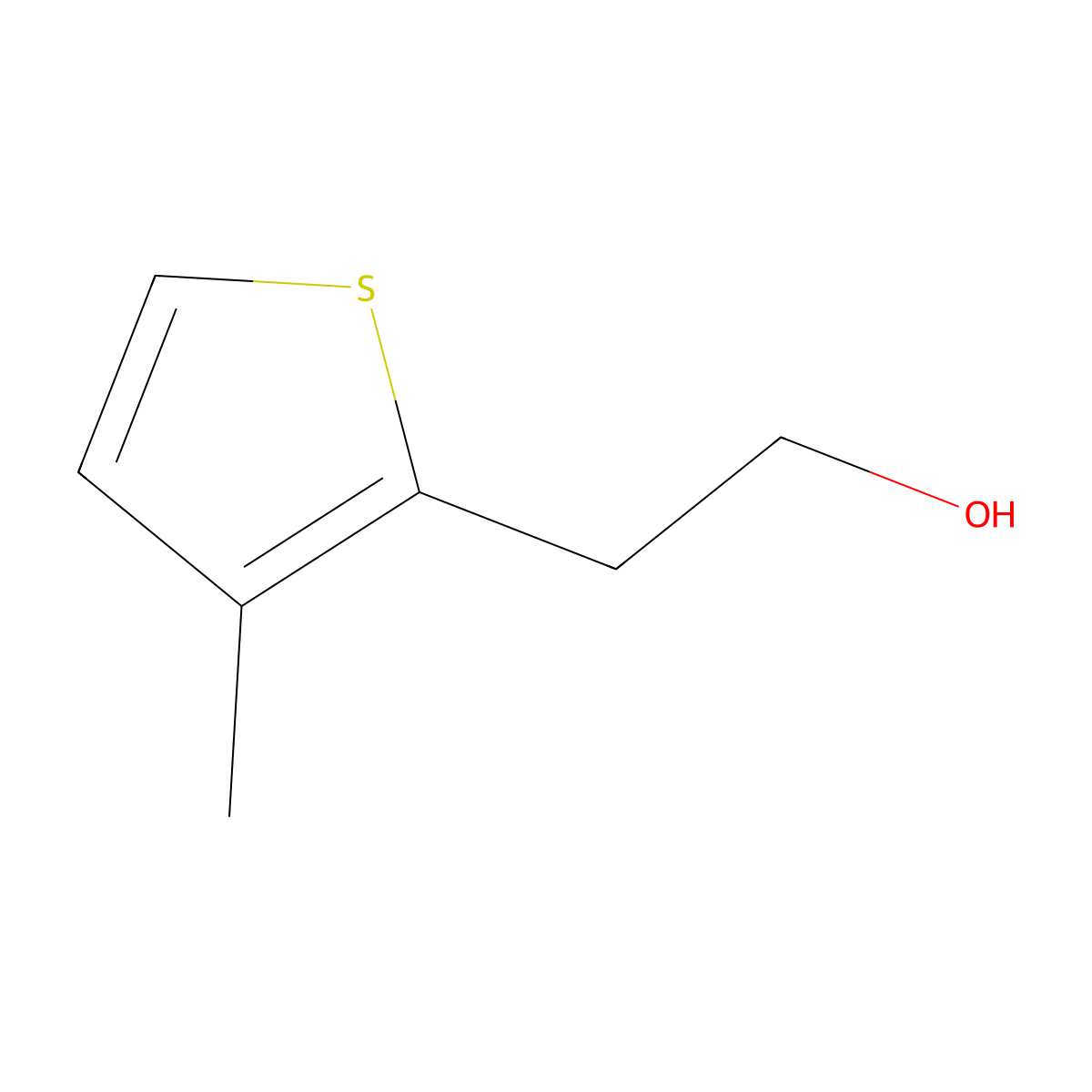2-(4-Methylthiophen-5-yl)ethanol molecular structure, CAS 159144-69-1