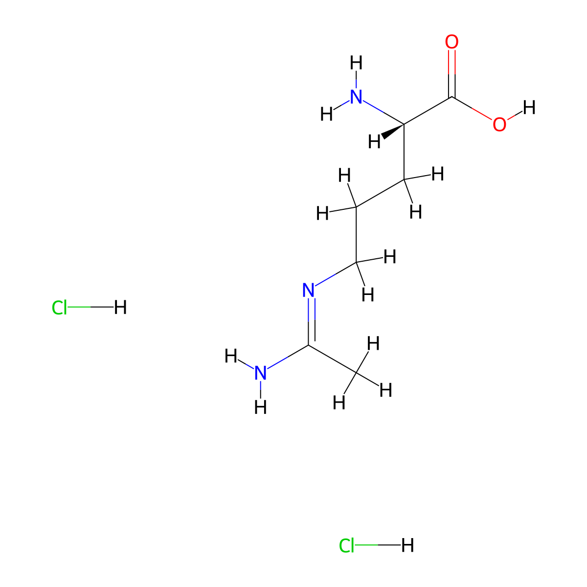 L-Nio dihydrochloride molecular structure, CAS 159190-44-0