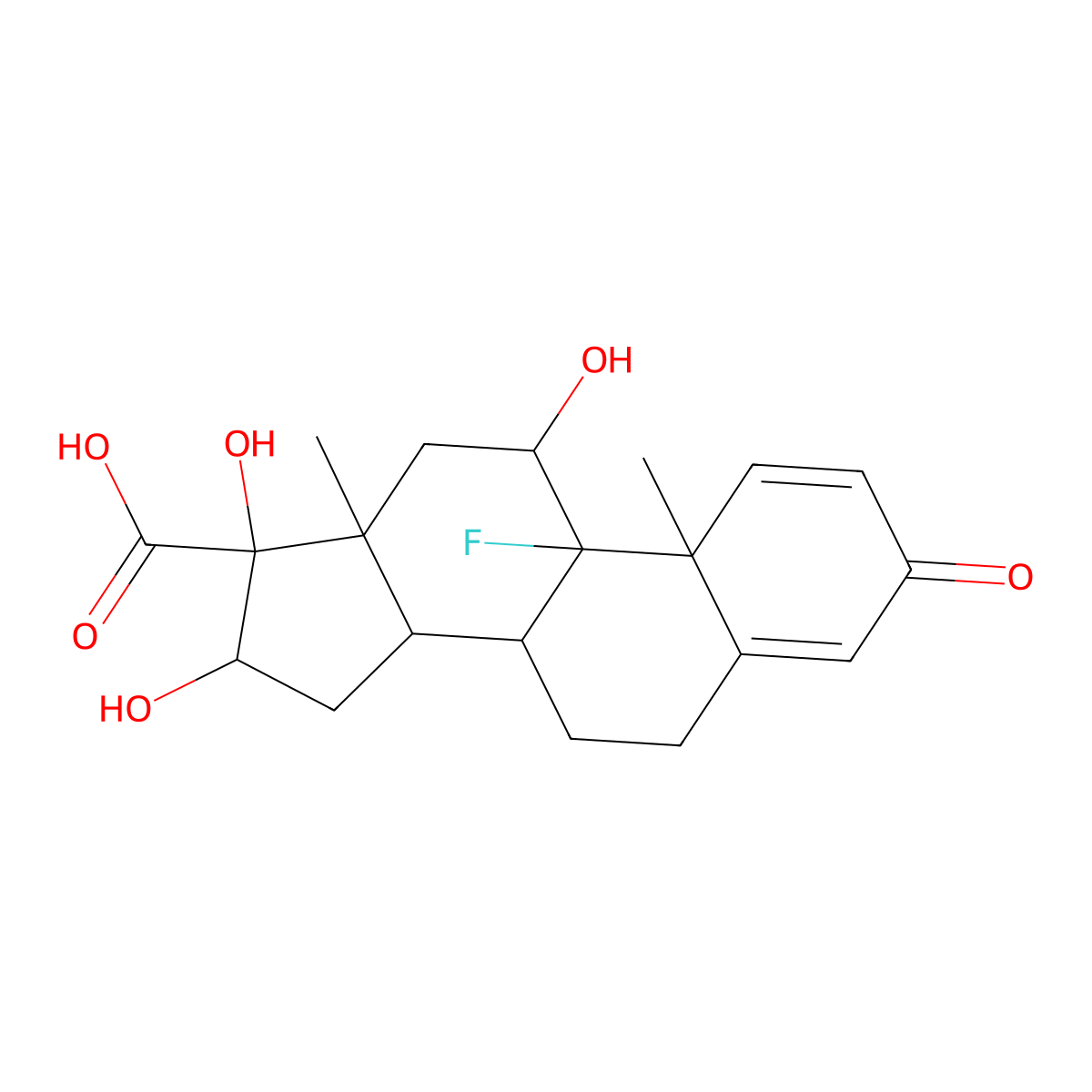 Triamcinolone Impurity 18 molecular structure, CAS 159210-07-8