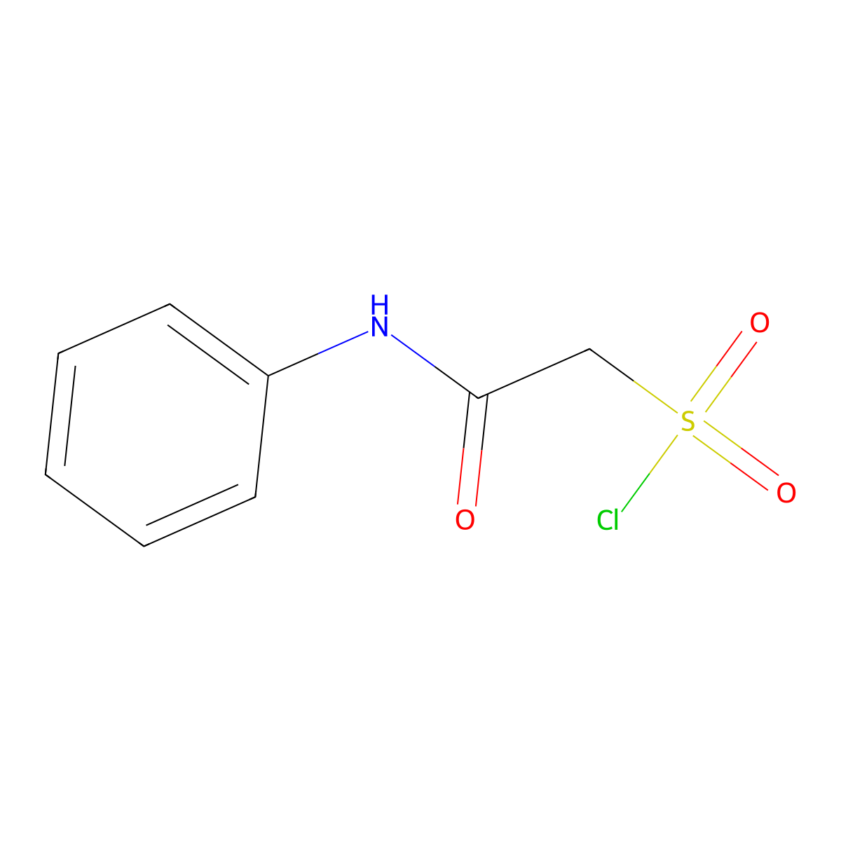 (Phenylcarbamoyl)methanesulfonyl chloride molecular structure, CAS 159215-12-0