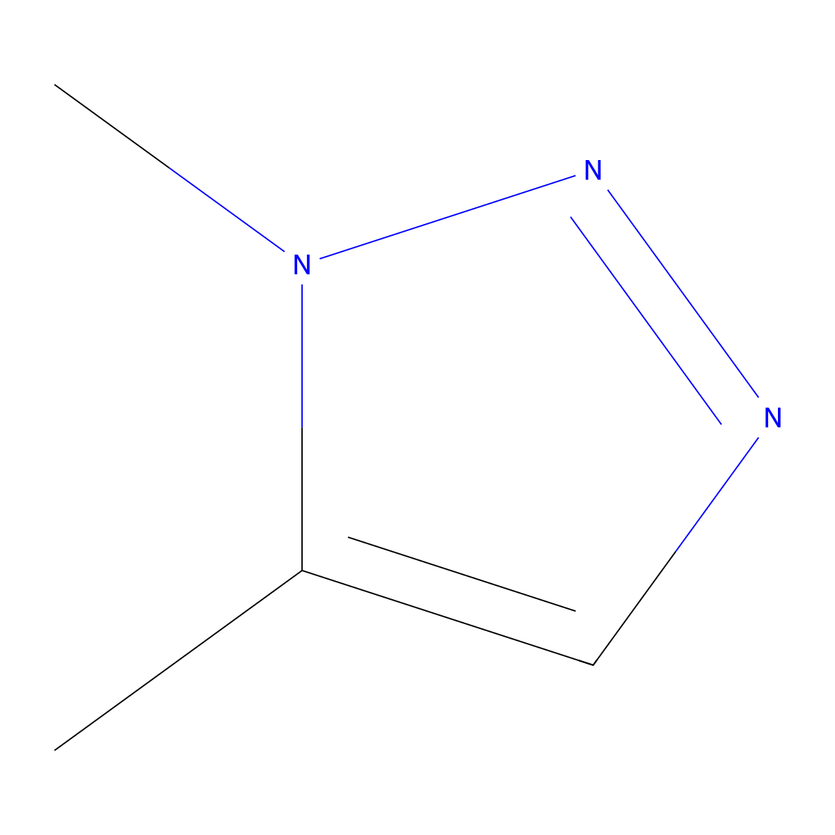 1,5-dimethyl-1H-1,2,3-triazole molecular structure, CAS 15922-53-9