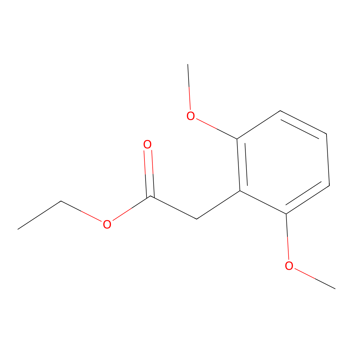 Ethyl 2-(2,6-dimethoxyphenyl)acetate molecular structure, CAS 1592320-46-1