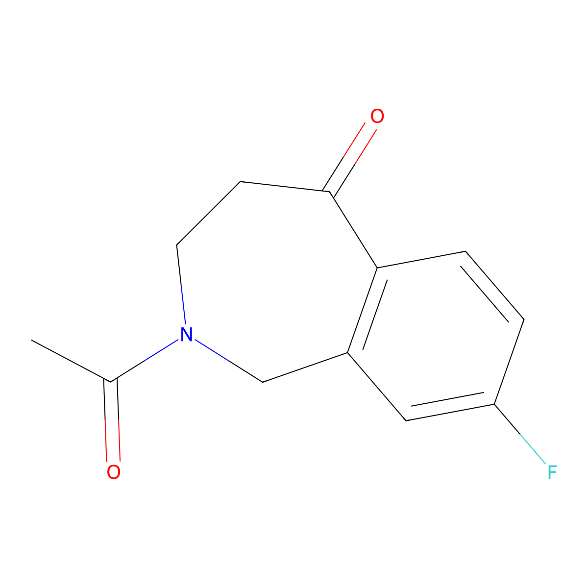 2-acetyl-8-fluoro-2,3,4,5-tetrahydro-1H-2-benzazepin-5-one molecular structure, CAS 1592375-54-6