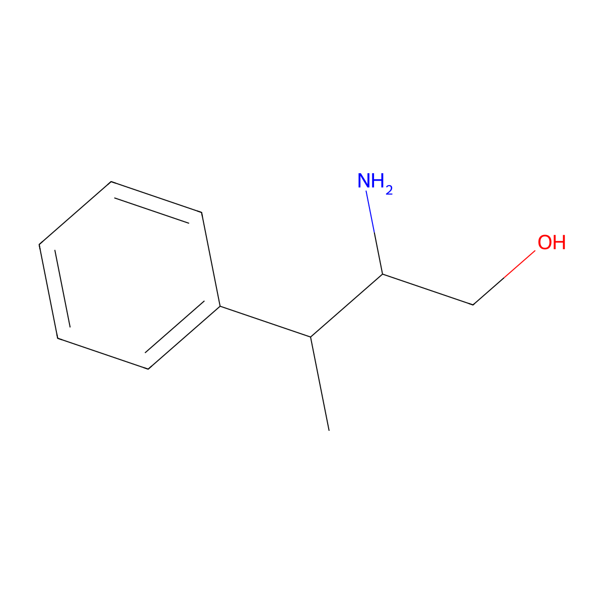 2-Amino-3-phenylbutan-1-ol molecular structure, CAS 159239-59-5