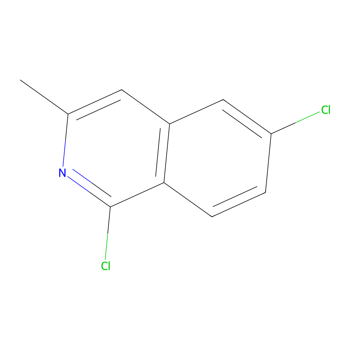 1,6-Dichloro-3-methylisoquinoline molecular structure, CAS 1592419-59-4