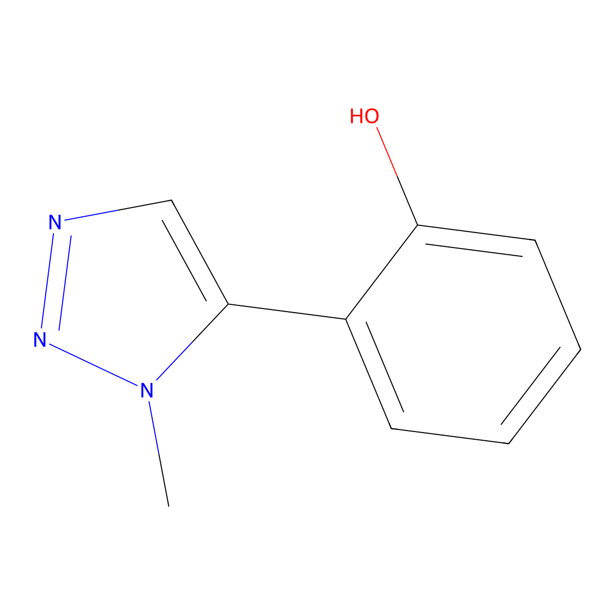 2-(1-Methyl-1h-1,2,3-triazol-5-yl)phenol molecular structure, CAS 1592430-06-2