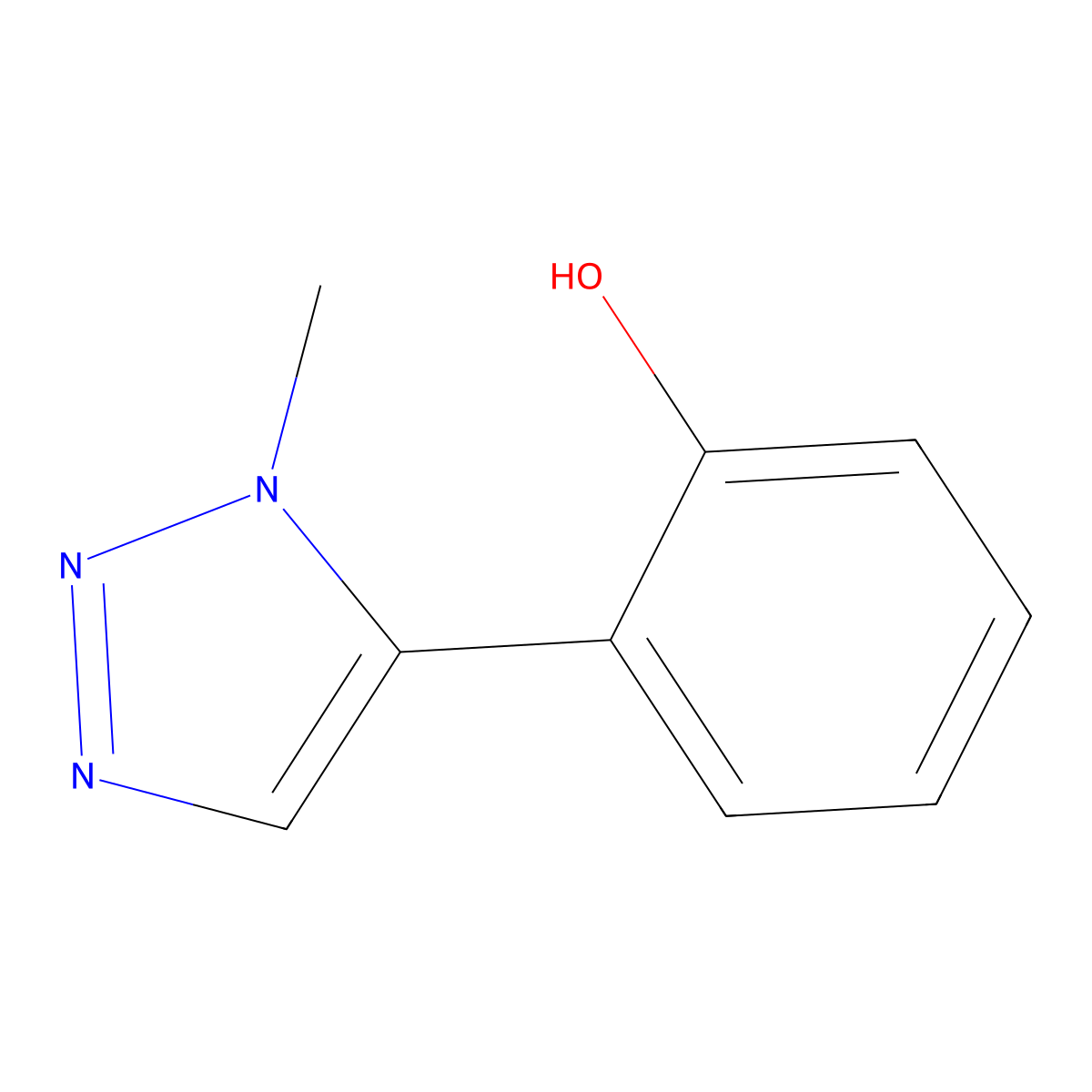 2-(1-Methyl-1h-1,2,3-triazol-5-yl)phenol molecular structure, CAS 1592430-06-2