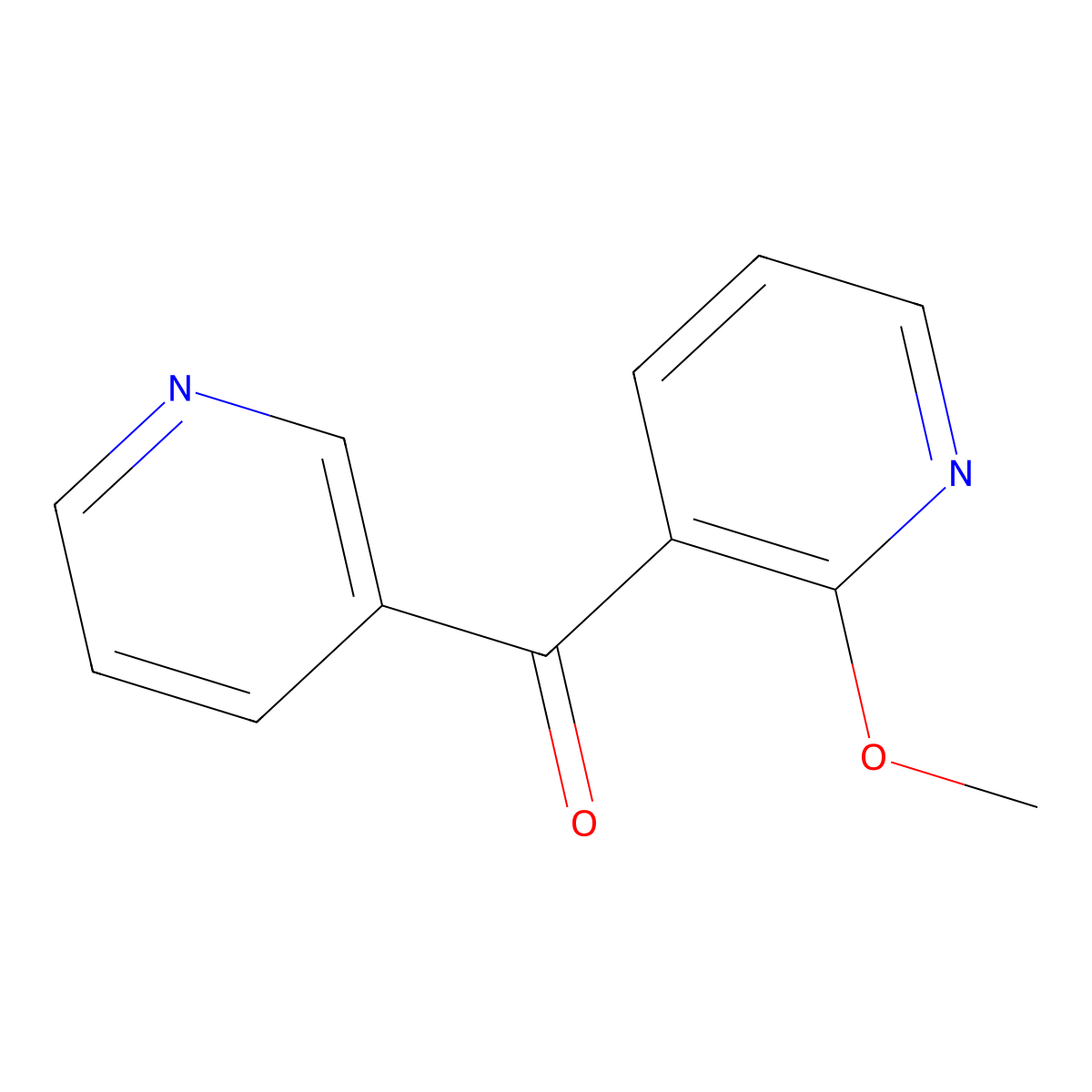 Methanone, (2-methoxy-3-pyridinyl)-3-pyridinyl- molecular structure, CAS 1592433-26-5