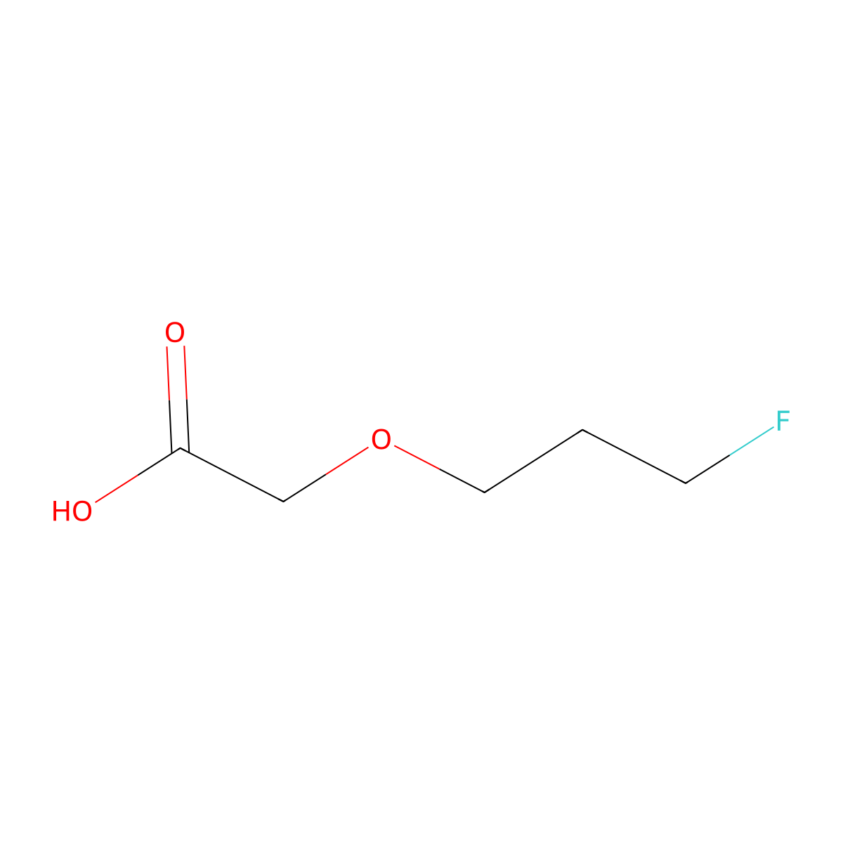 2-(3-Fluoropropoxy)acetic acid molecular structure, CAS 1592473-74-9