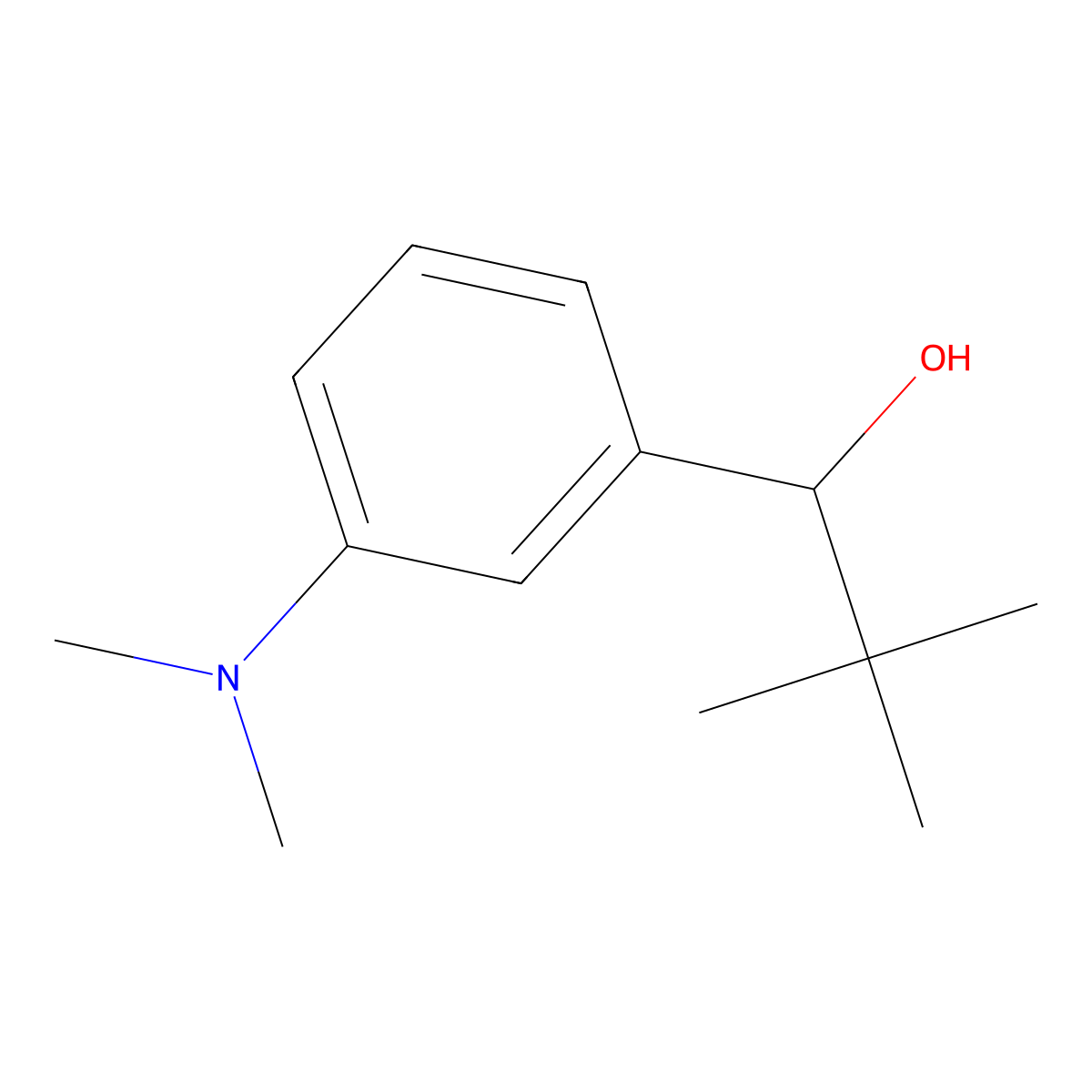1-(3-(Dimethylamino)phenyl)-2,2-dimethylpropan-1-ol molecular structure, CAS 1592581-00-4