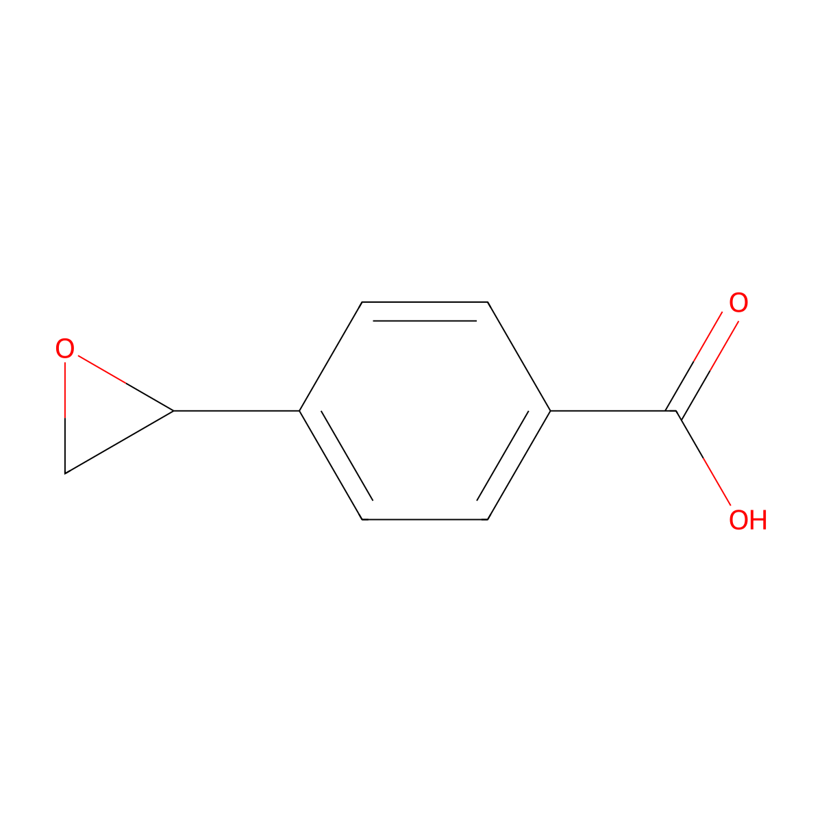 4-(oxiran-2-yl)benzoic Acid molecular structure, CAS 159262-71-2
