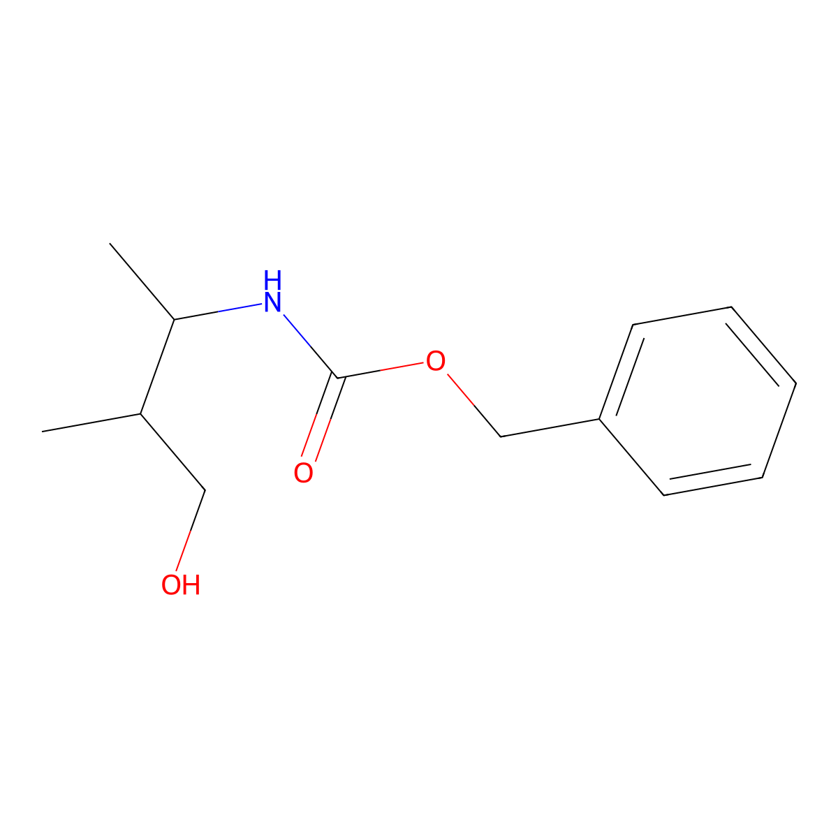 benzyl N-(4-hydroxy-3-methylbutan-2-yl)carbamate molecular structure, CAS 1592829-50-9