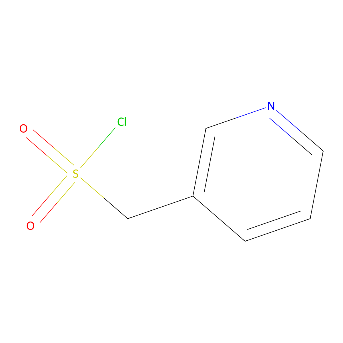 Pyridin-3-ylmethanesulfonyl Chloride molecular structure, CAS 159290-96-7