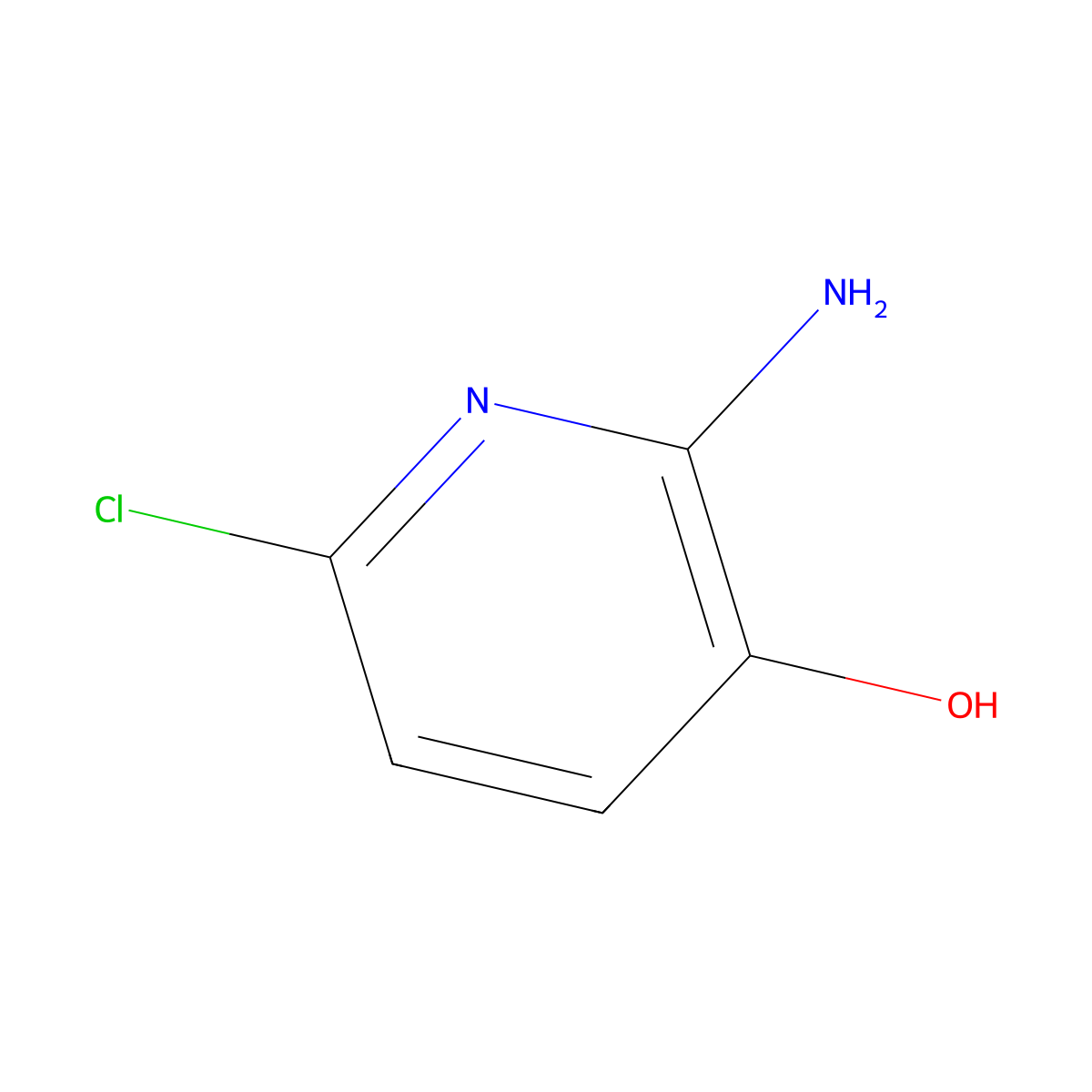 2-Amino-6-chloropyridin-3-ol molecular structure, CAS 159309-66-7