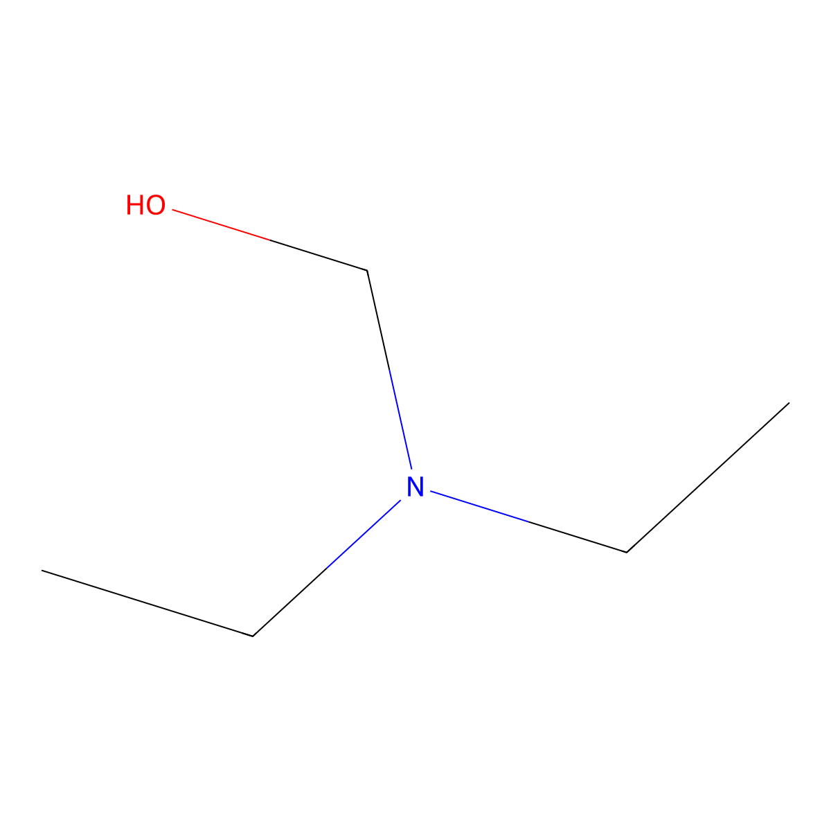 Methanol, 1-(diethylamino)- molecular structure, CAS 15931-59-6