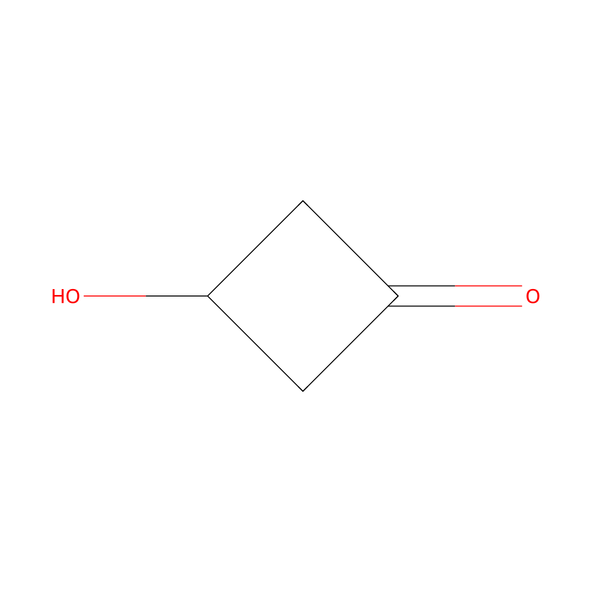 3-Hydroxycyclobutan-1-one molecular structure, CAS 15932-93-1