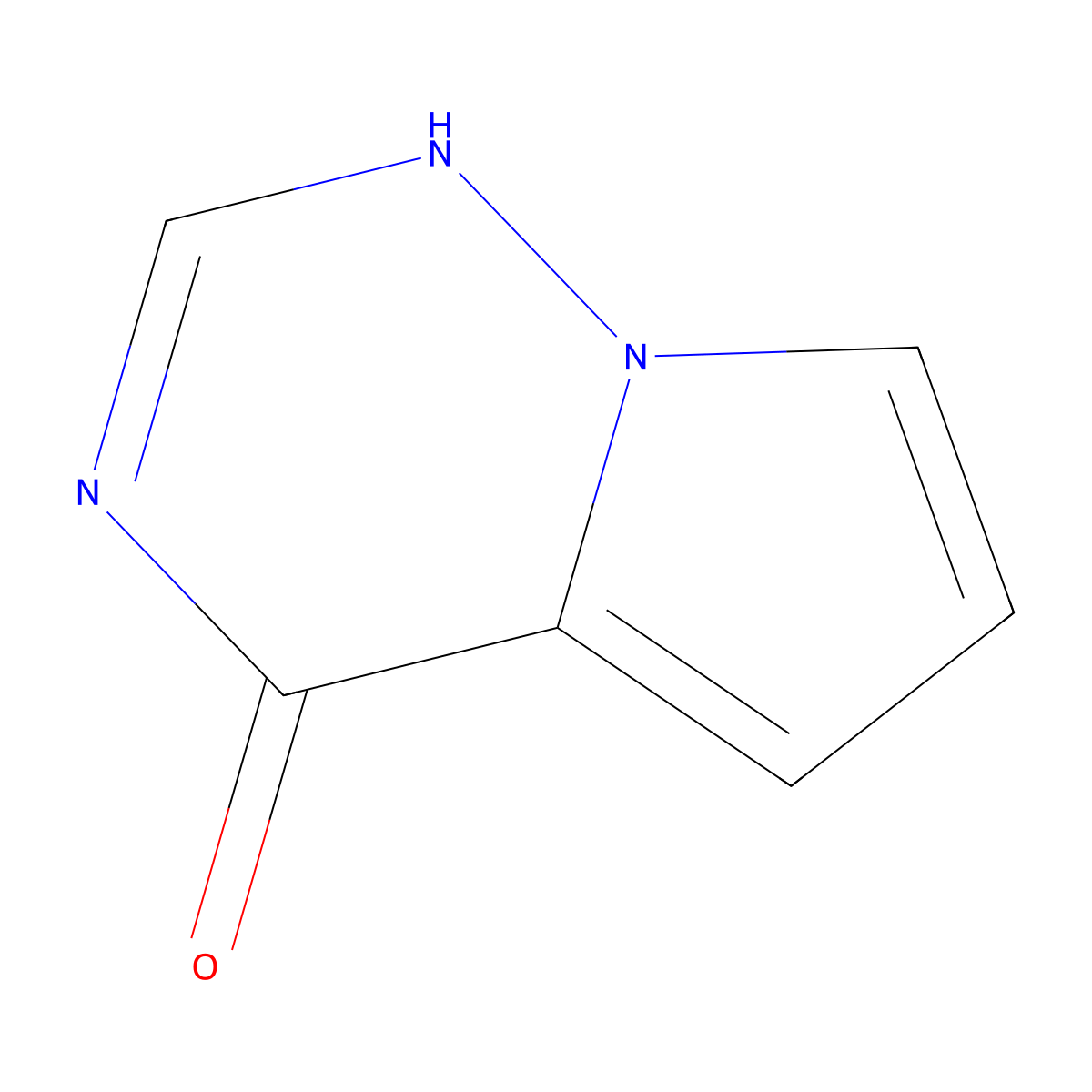 1H-pyrrolo[2,1-f][1,2,4]triazin-4-one molecular structure, CAS 159326-71-3