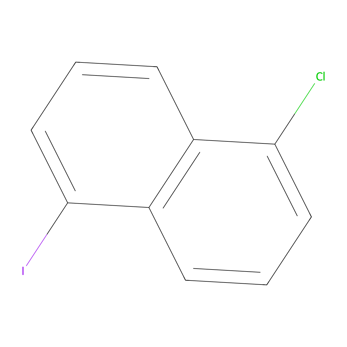 1-Chloro-5-iodonaphthalene molecular structure, CAS 159334-77-7