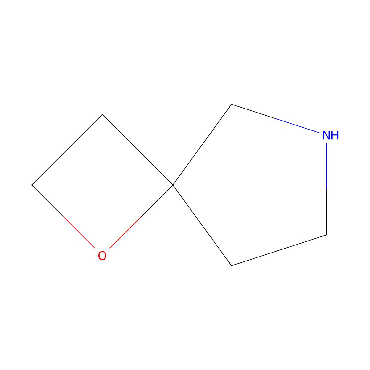 (R)-1-Oxa-6-azaspiro[3.4]octane molecular structure, CAS 1593553-06-0
