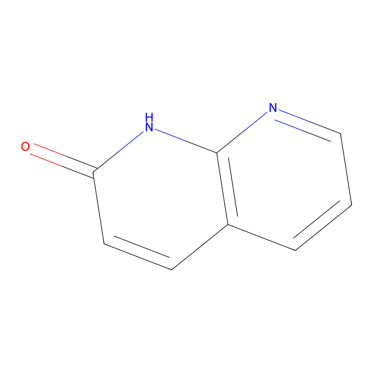 1,8-Naphthyridin-2(1H)-one molecular structure, CAS 15936-09-1