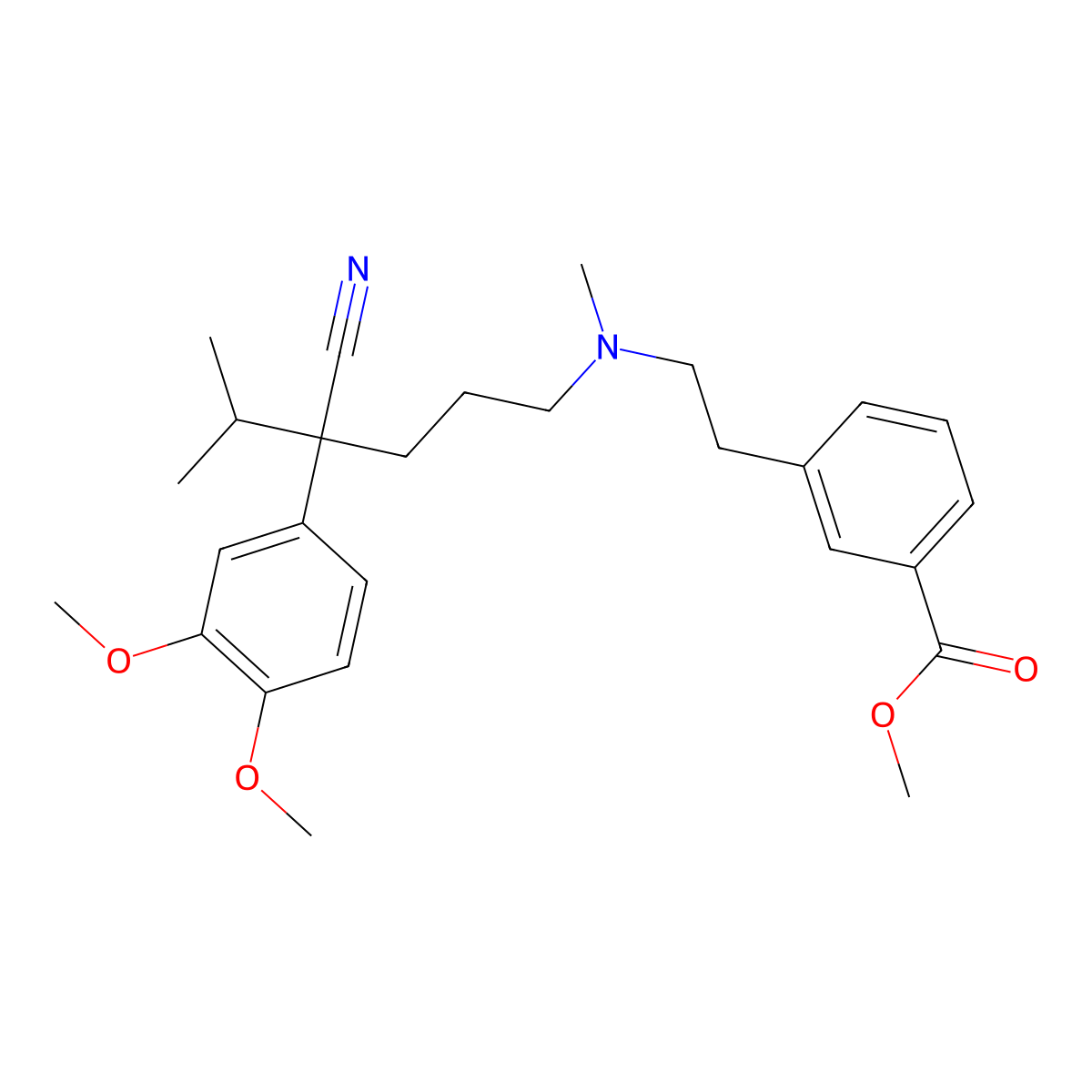 Etripamil molecular structure, CAS 1593673-23-4