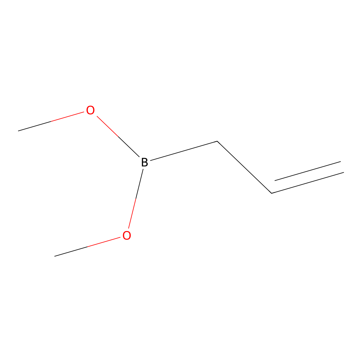 Allyl(dimethoxy)borane molecular structure, CAS 1594-94-1