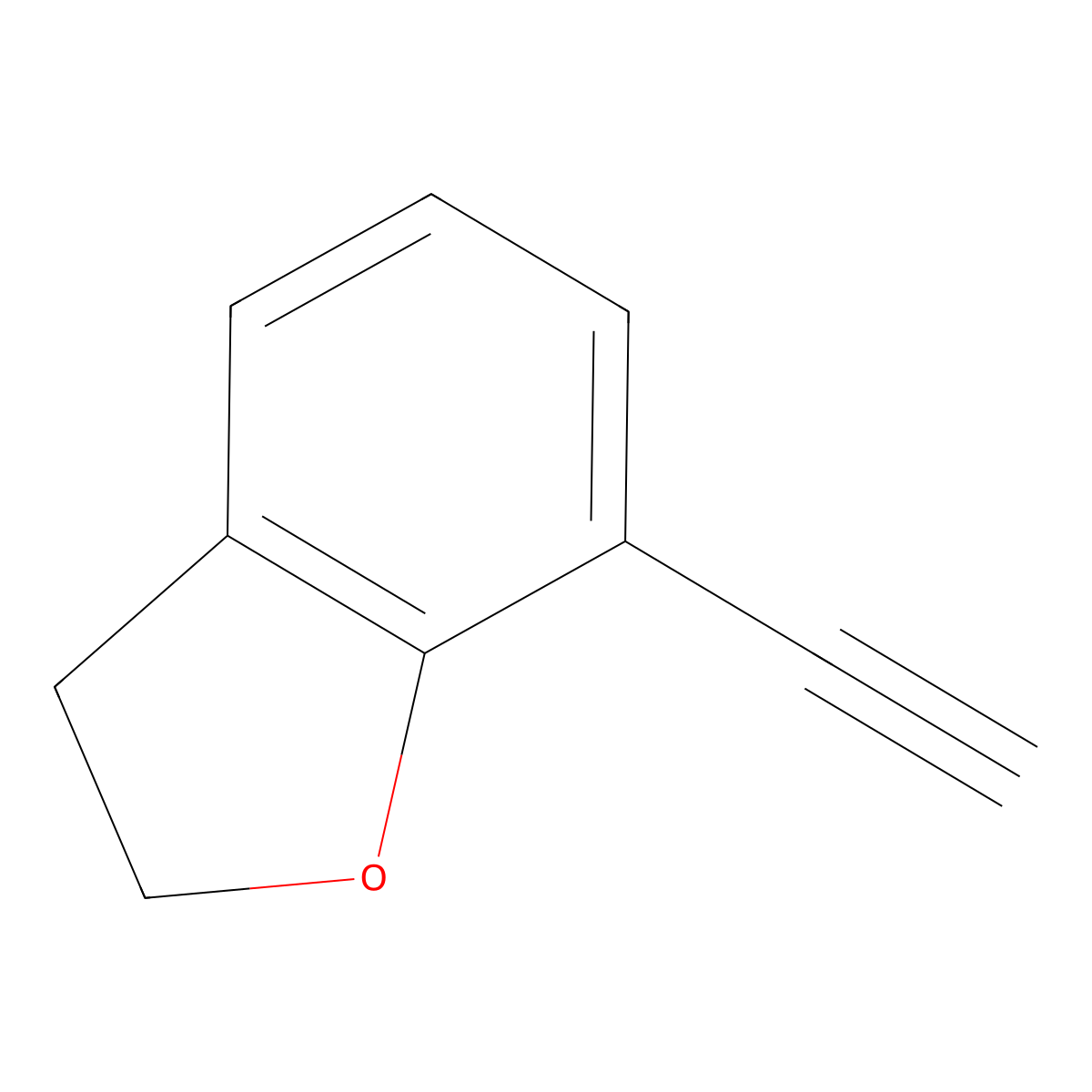 7-Ethynyl-2,3-dihydro-1-benzofuran molecular structure, CAS 1594068-22-0