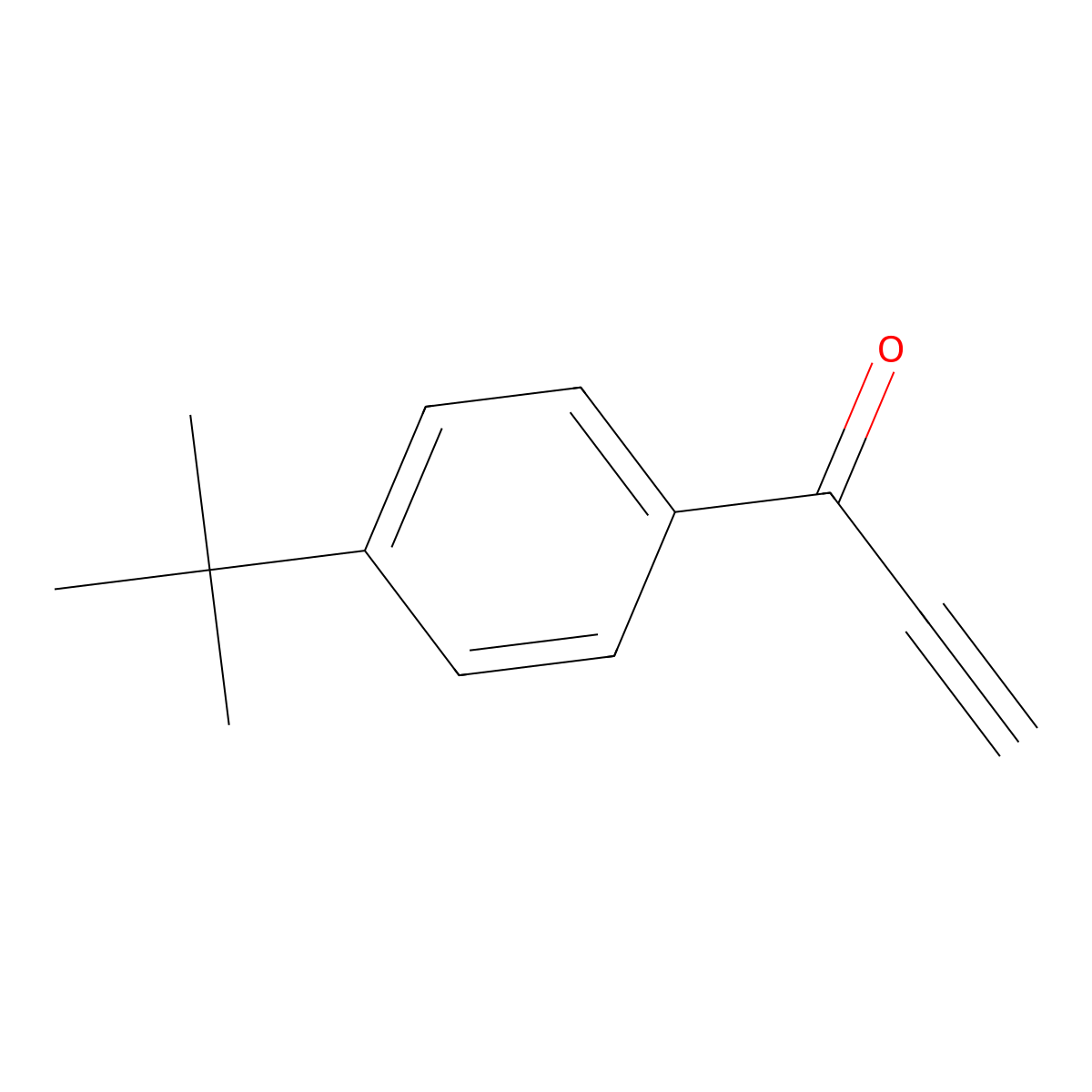 1-(4-Tert-butylphenyl)prop-2-yn-1-one molecular structure, CAS 159424-05-2