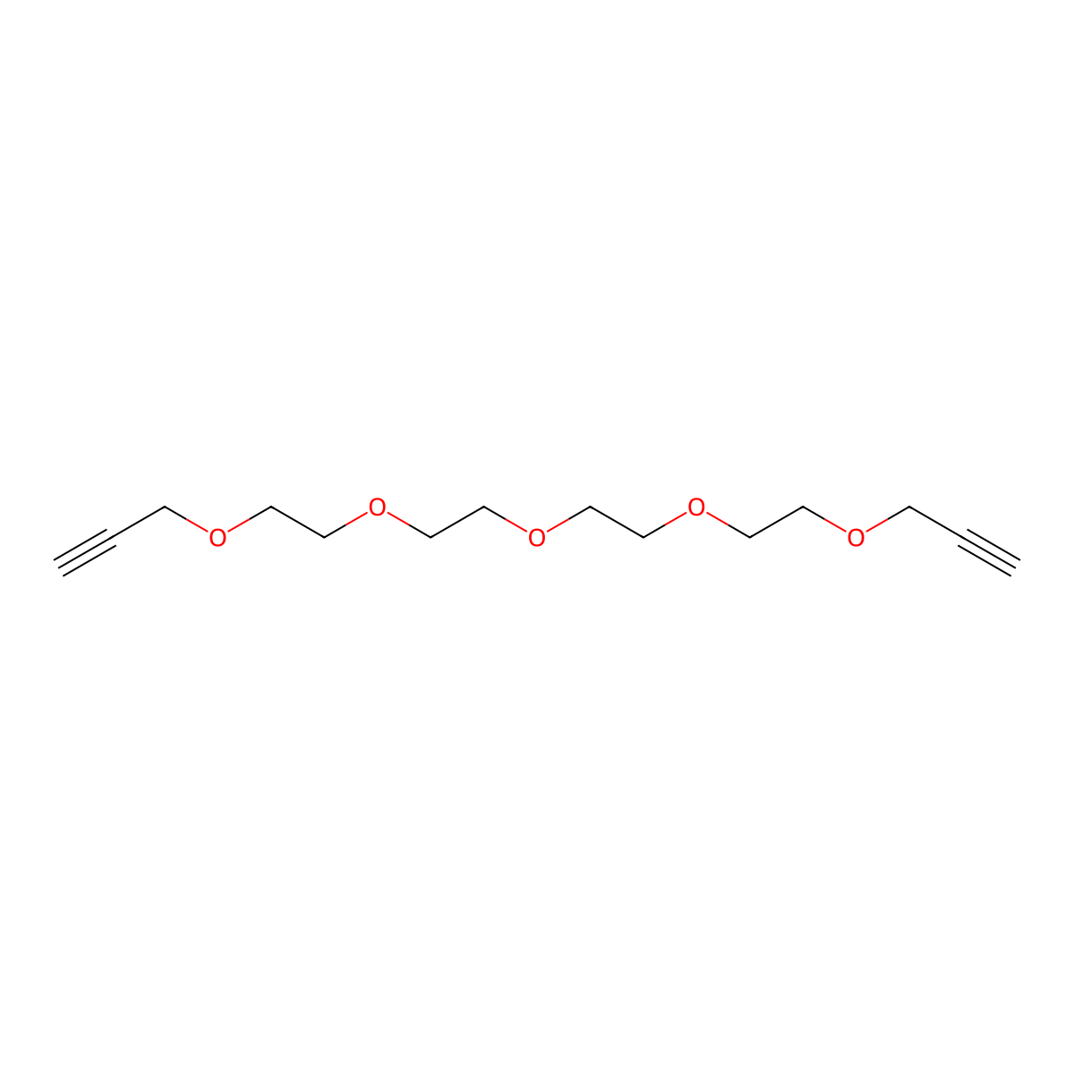 Bis-propargyl-PEG5 molecular structure, CAS 159428-42-9