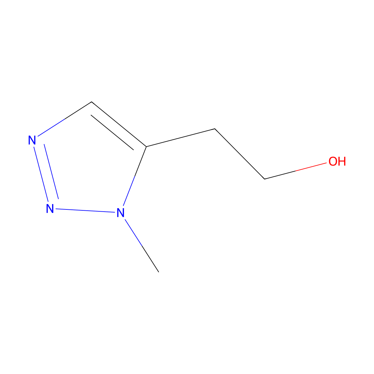 2-(1-methyl-1H-1,2,3-triazol-5-yl)ethan-1-ol molecular structure, CAS 1594471-58-5