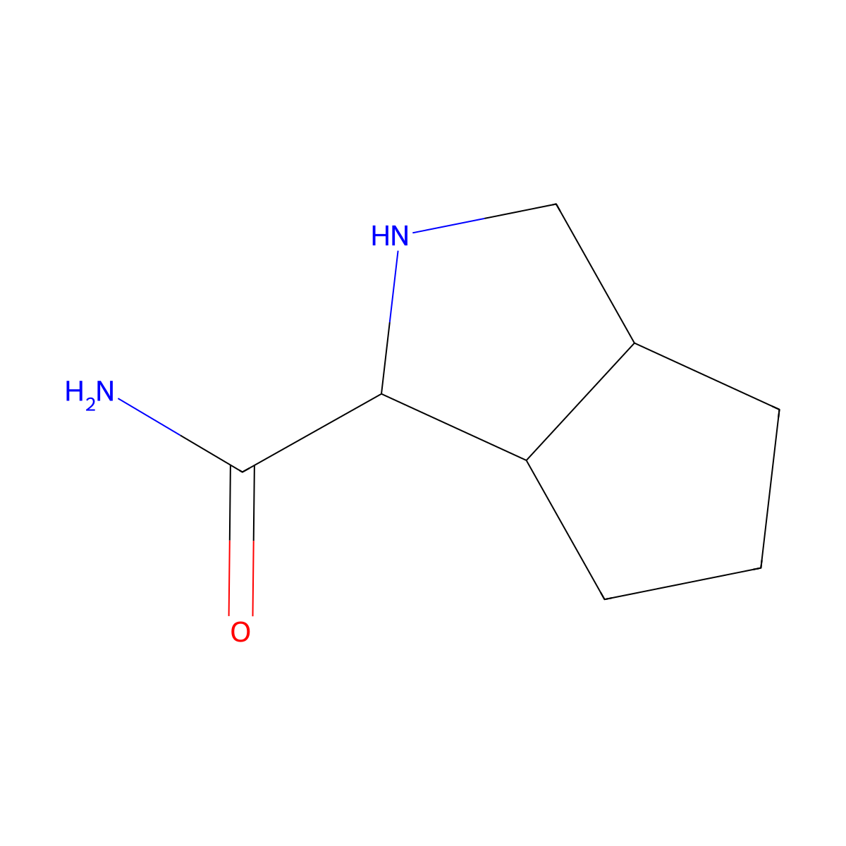 Octahydrocyclopenta[c]pyrrole-1-carboxamide molecular structure, CAS 1594674-13-1
