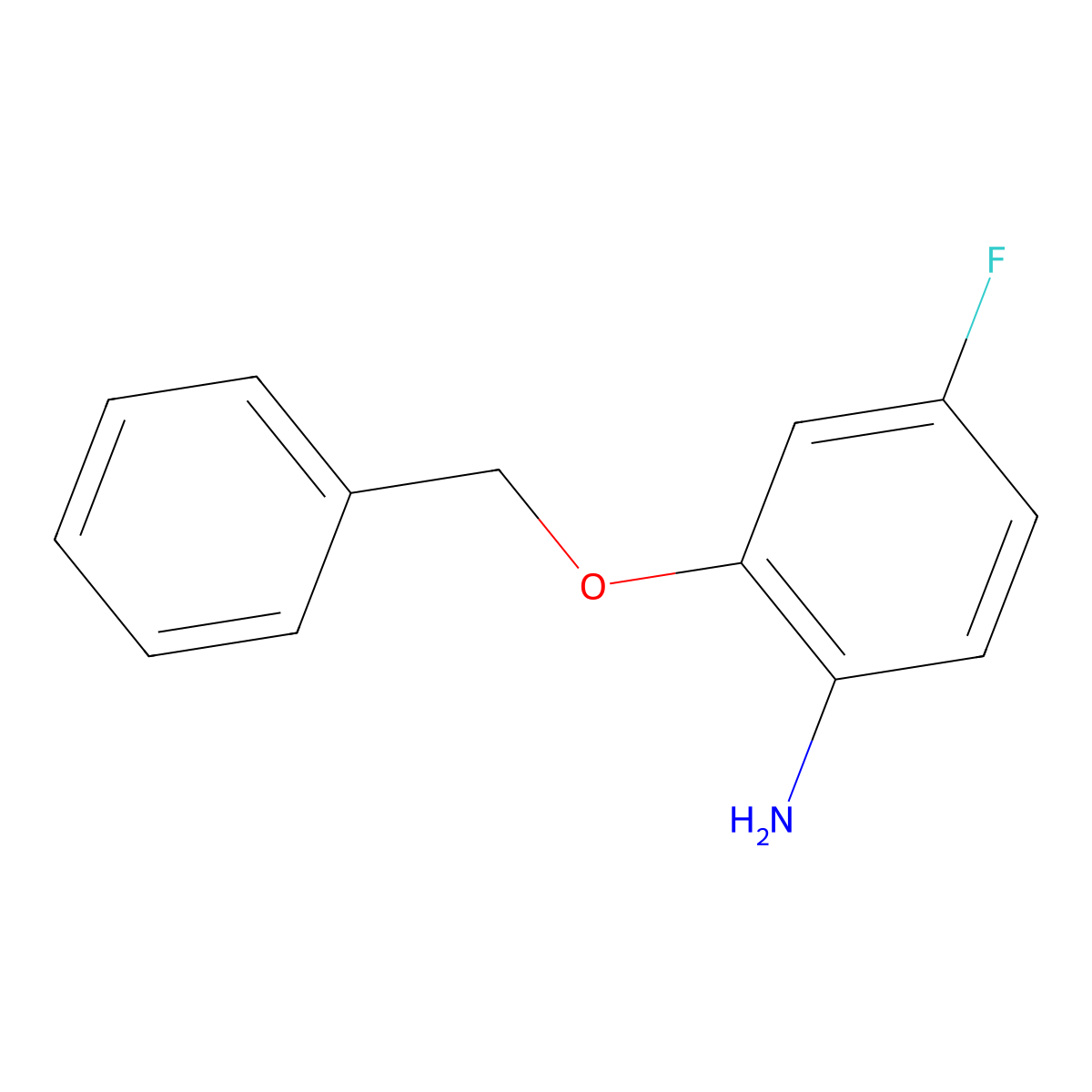 2-(Benzyloxy)-4-fluoroaniline molecular structure, CAS 159471-73-5