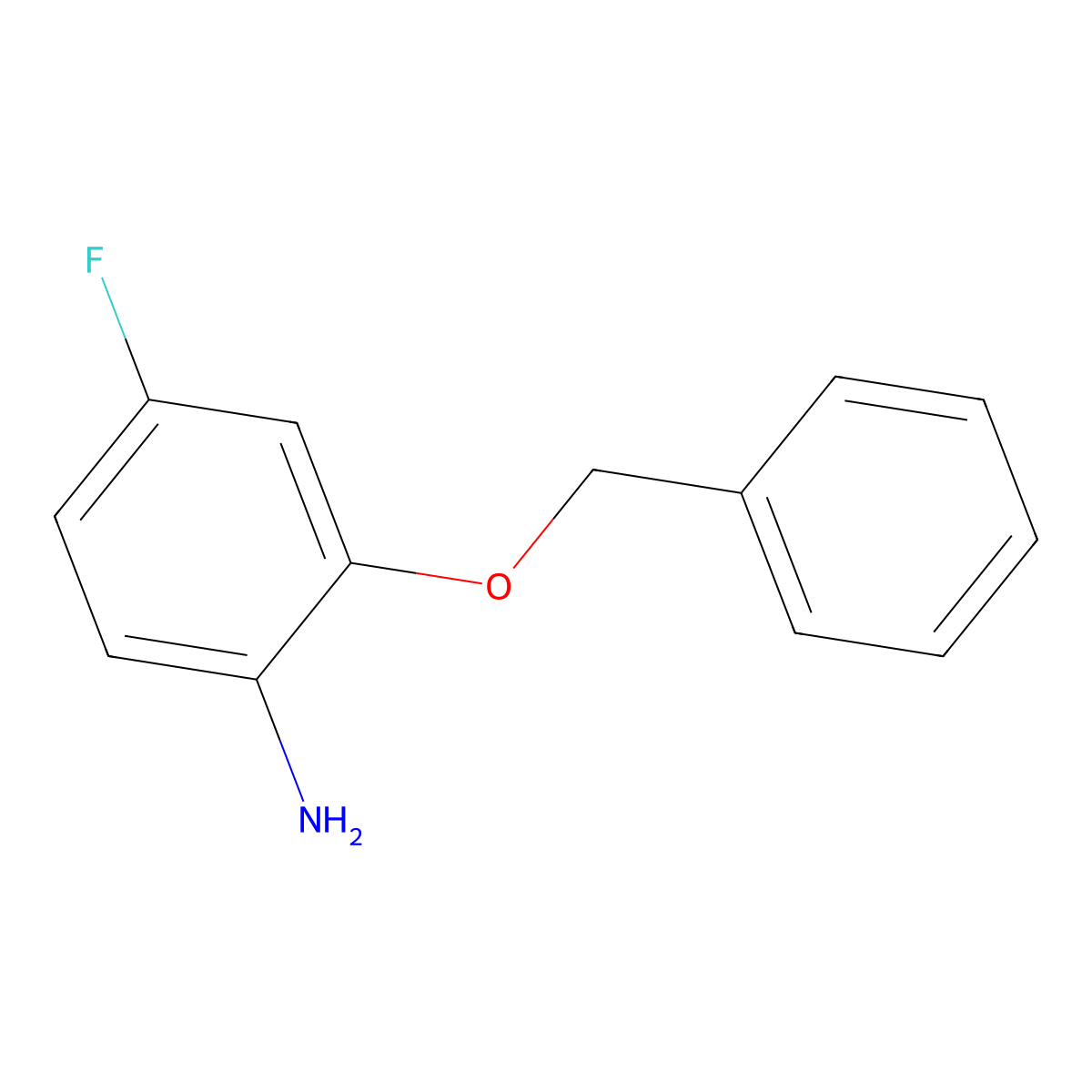 2-(Benzyloxy)-4-fluoroaniline molecular structure, CAS 159471-73-5