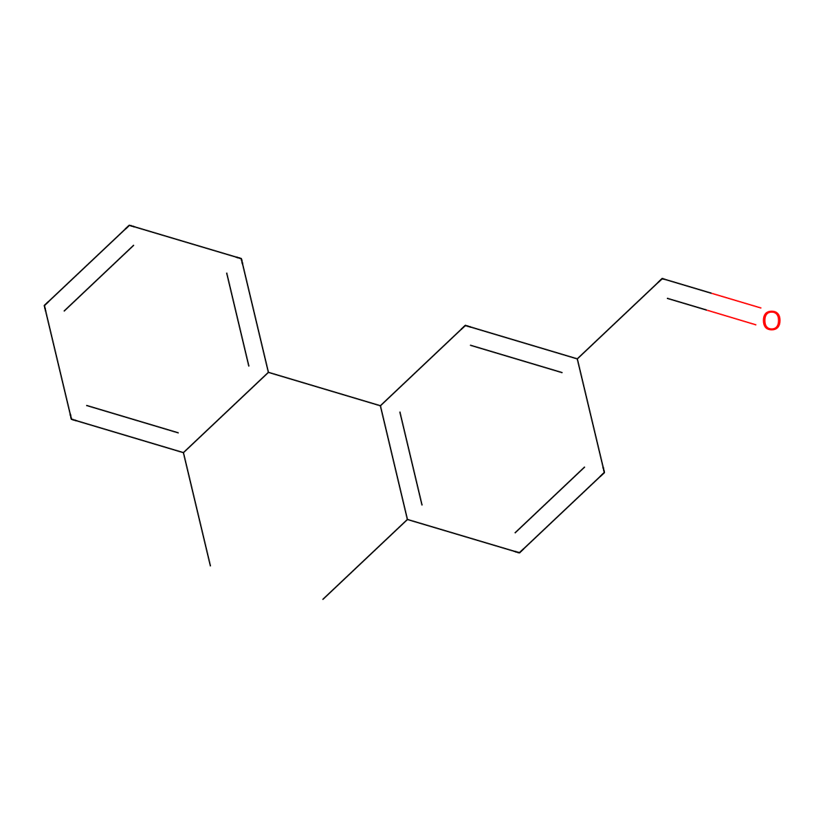 2',6-Dimethyl[1,1'-biphenyl]-3-carboxaldehyde molecular structure, CAS 1594734-22-1