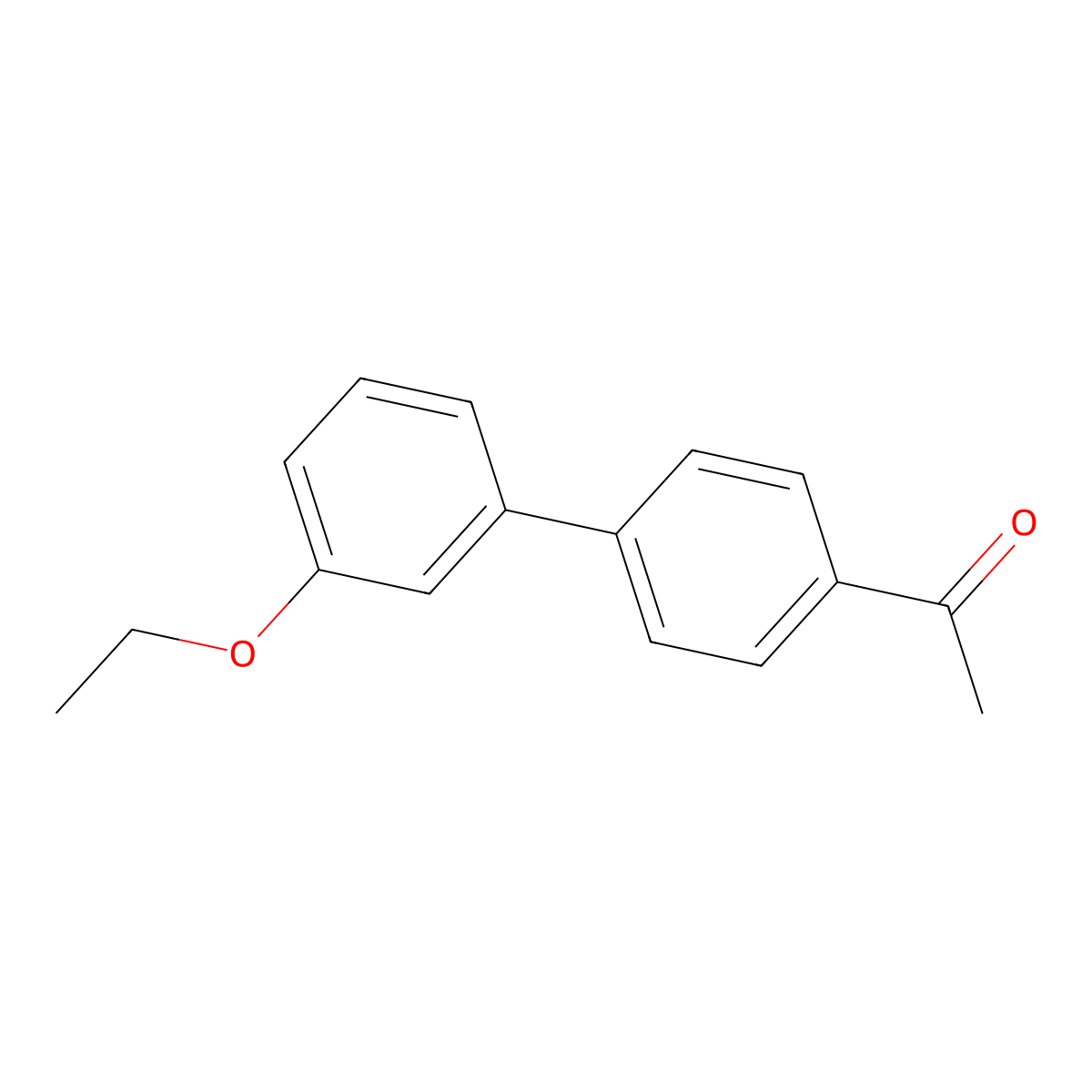 1-{3'-Ethoxy-[1,1'-biphenyl]-4-yl}ethan-1-one molecular structure, CAS 159487-15-7