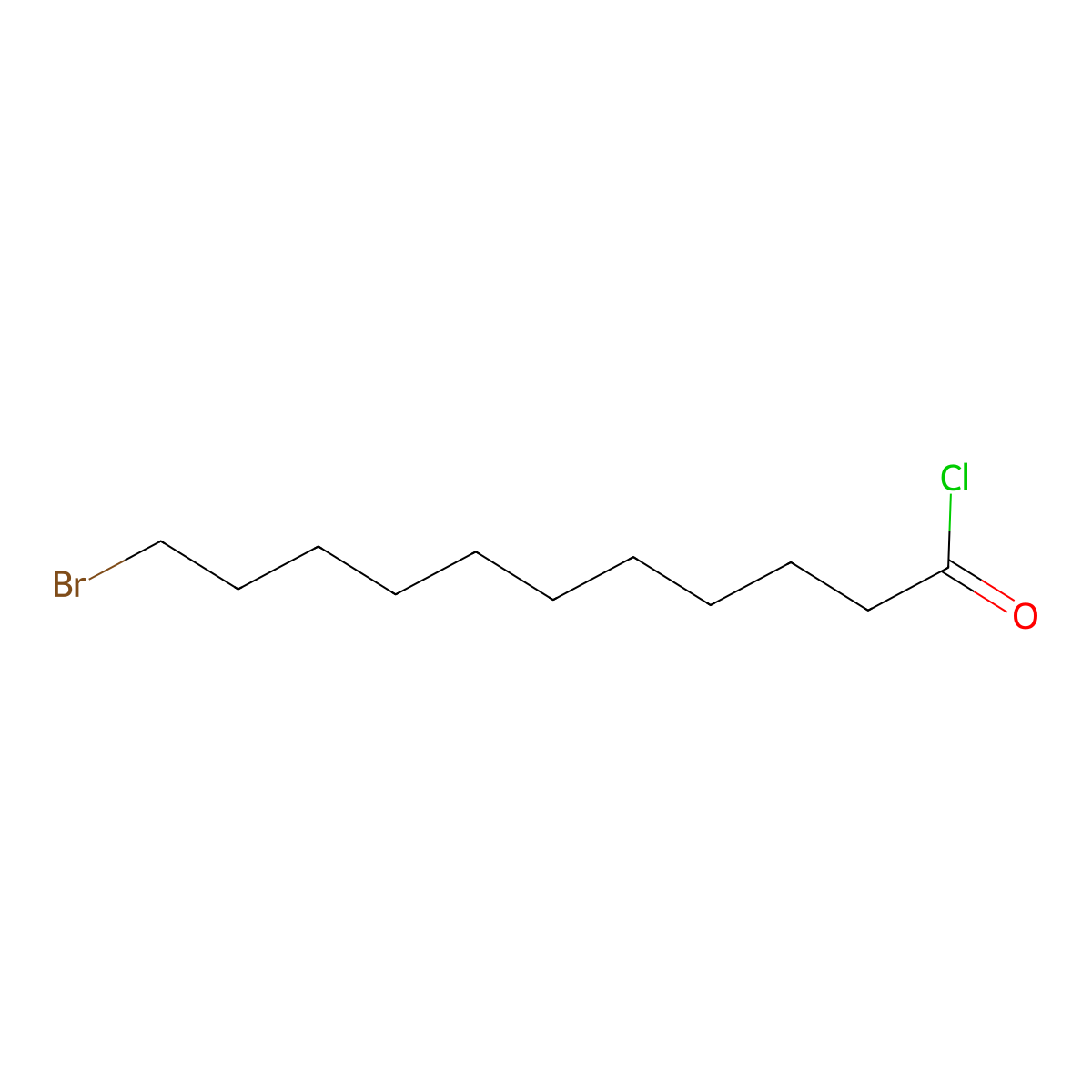 Undecanoyl chloride, 11-bromo- molecular structure, CAS 15949-84-5