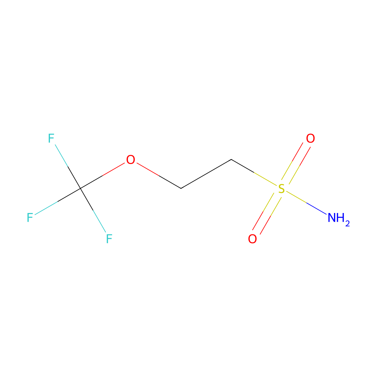2-(Trifluoromethoxy)ethane-1-sulfonamide molecular structure, CAS 1594983-65-9