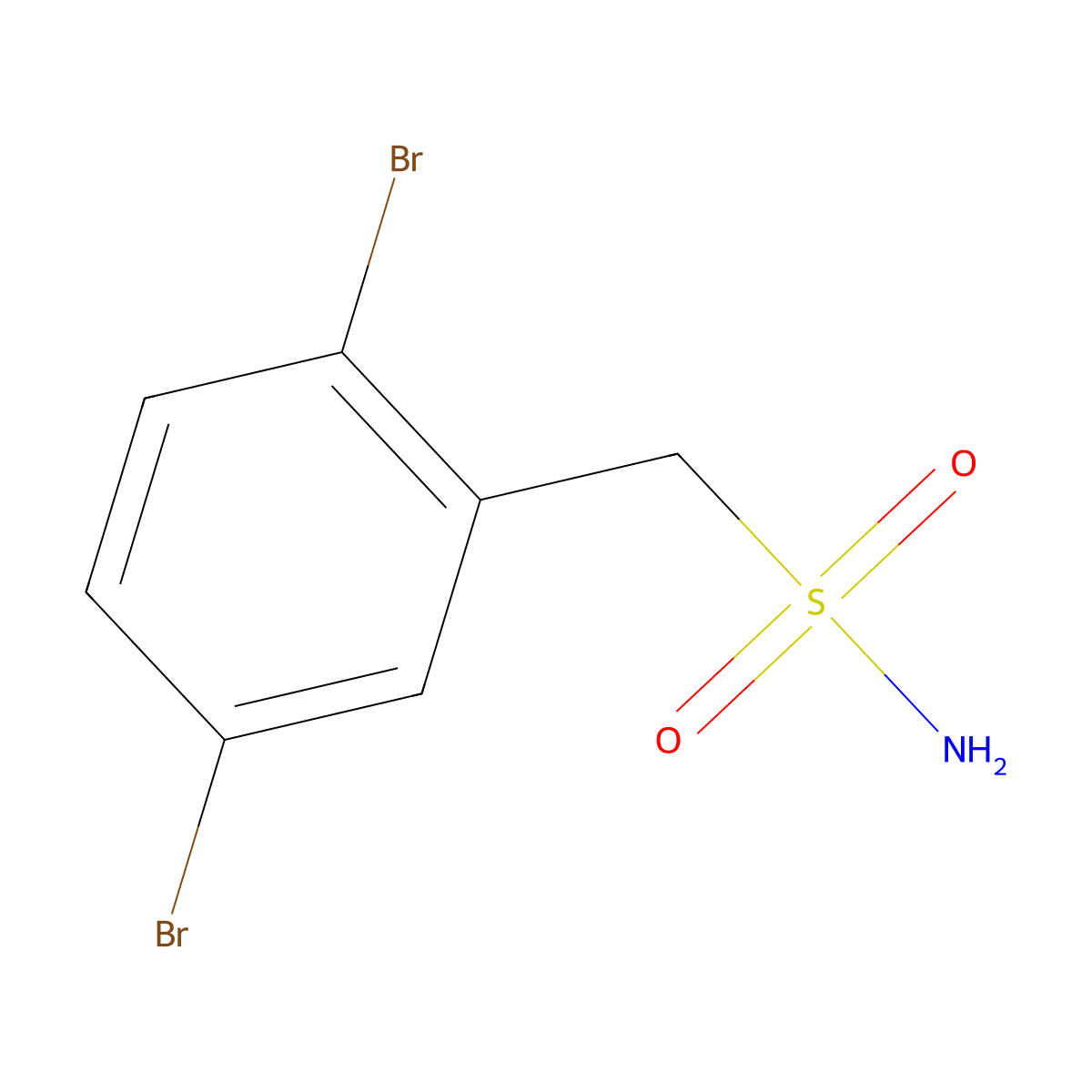 (2,5-Dibromophenyl)methanesulfonamide molecular structure, CAS 1595007-67-2