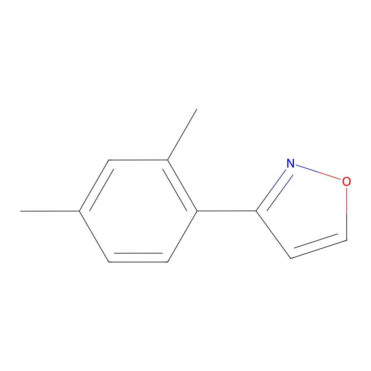 3-(2,4-Dimethylphenyl)isoxazole molecular structure, CAS 1595033-81-0