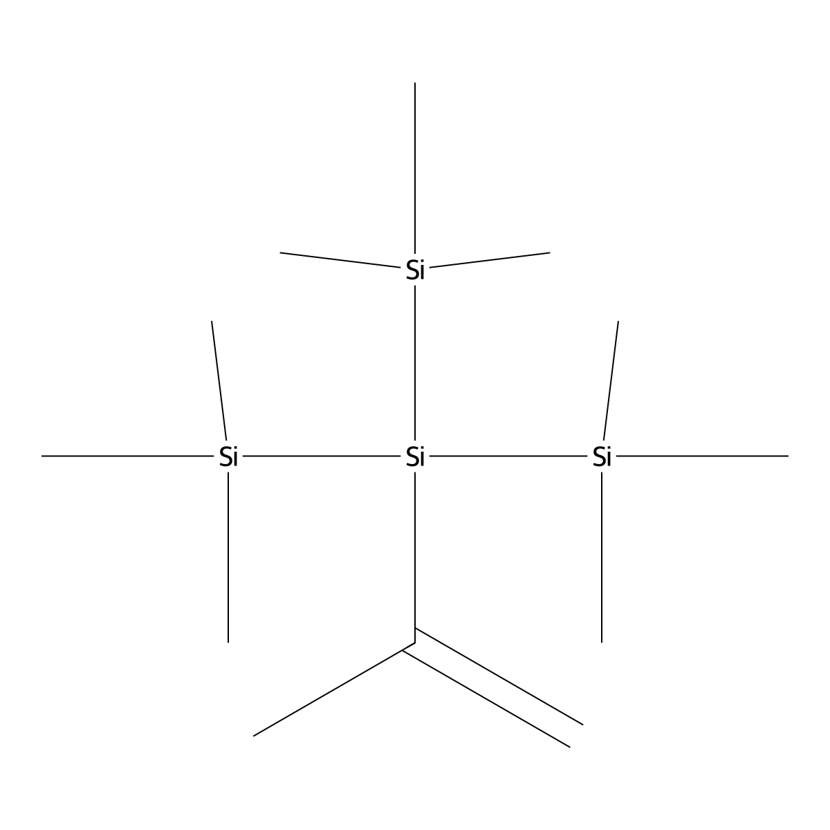 Isopropenyltris(trimethylsilyl)silane molecular structure, CAS 1595154-86-1