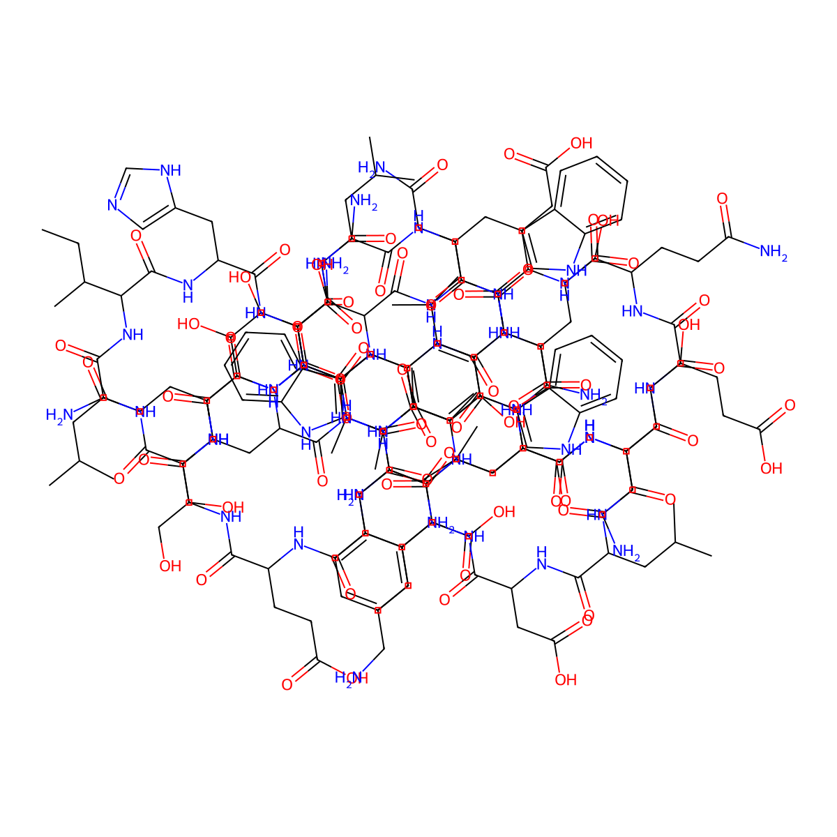 Enfuvirtide molecular structure, CAS 159519-65-0