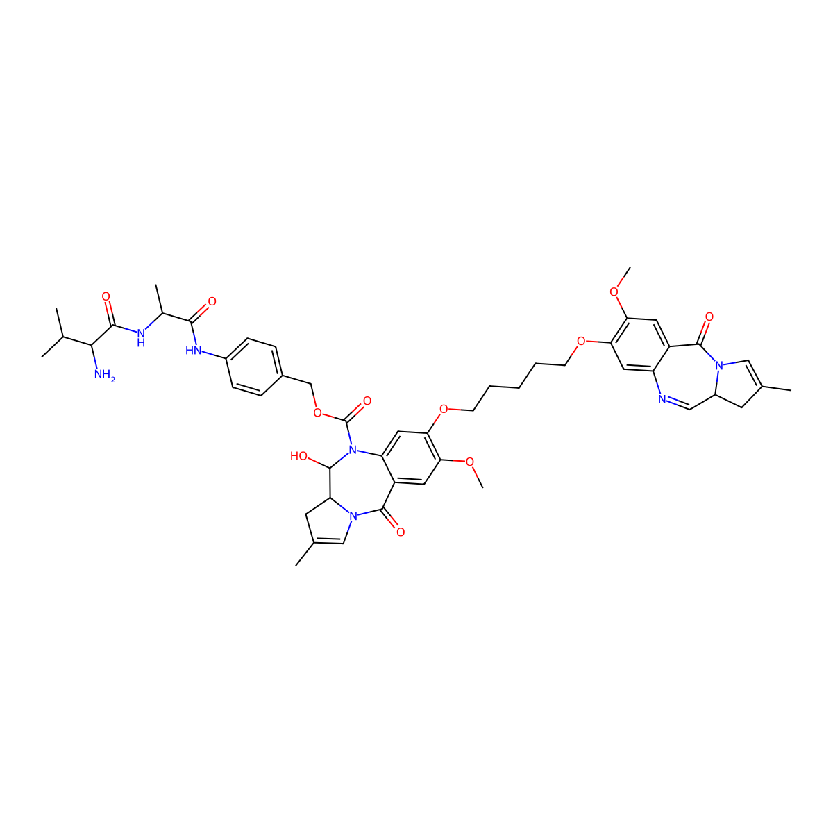 SG3199-Val-Ala-PAB molecular structure, CAS 1595275-61-8