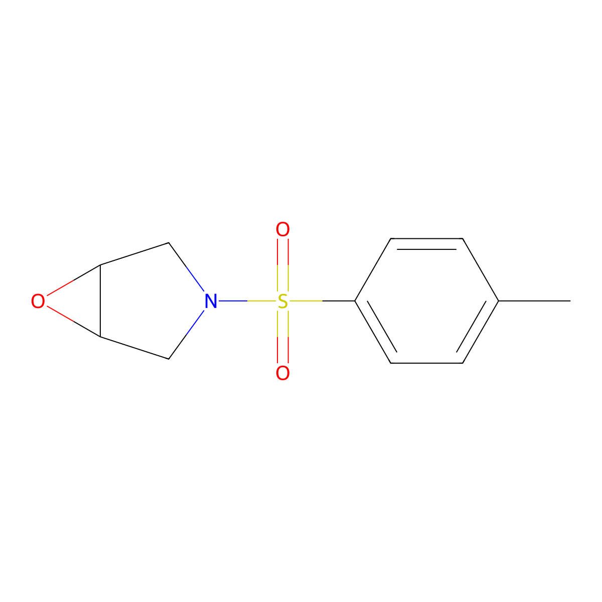 3-Tosyl-6-oxa-3-azabicyclo[3.1.0]hexane molecular structure, CAS 159555-66-5