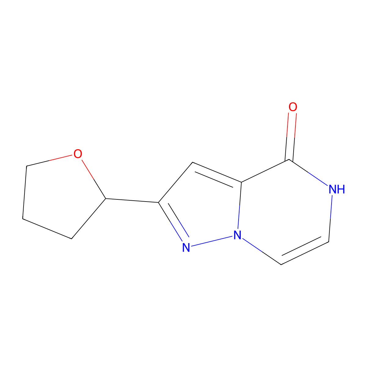 2-(Oxolan-2-yl)-4H,5H-pyrazolo[1,5-a]pyrazin-4-one molecular structure, CAS 1595891-67-0