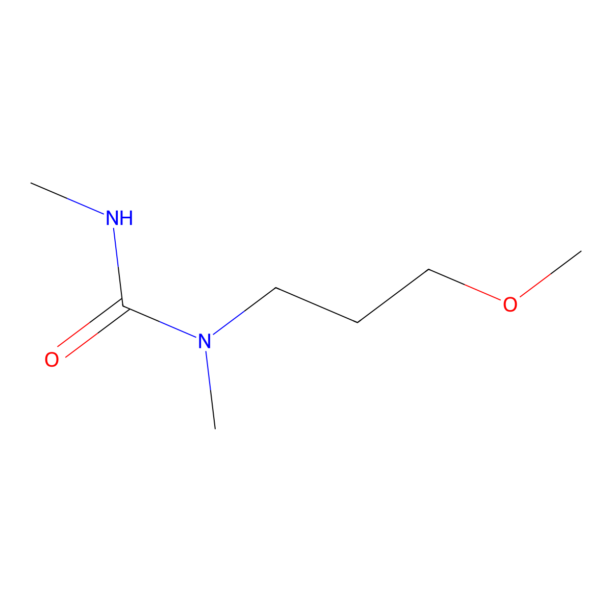 3-(3-Methoxypropyl)-1,3-dimethylurea molecular structure, CAS 1595896-89-1