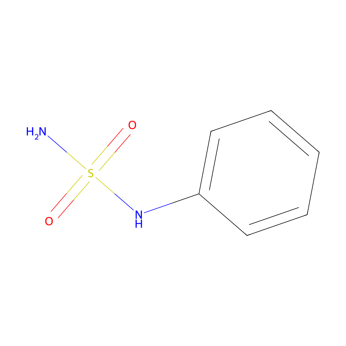 N-phenylaminosulfonamide molecular structure, CAS 15959-53-2