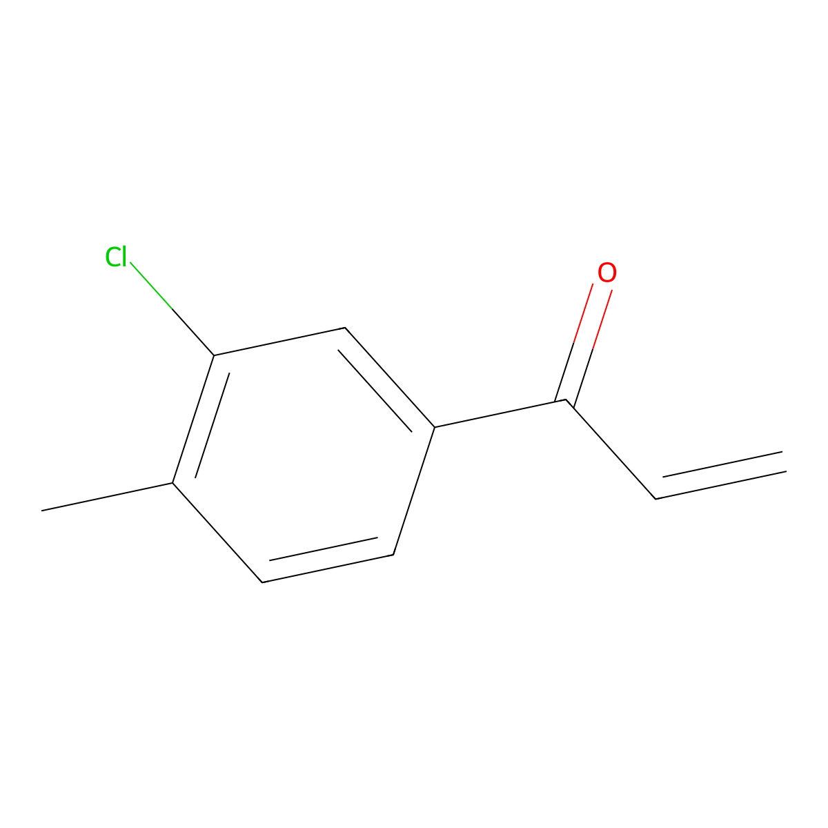 1-(3-Chloro-4-methylphenyl)prop-2-en-1-one molecular structure, CAS 1596056-47-1